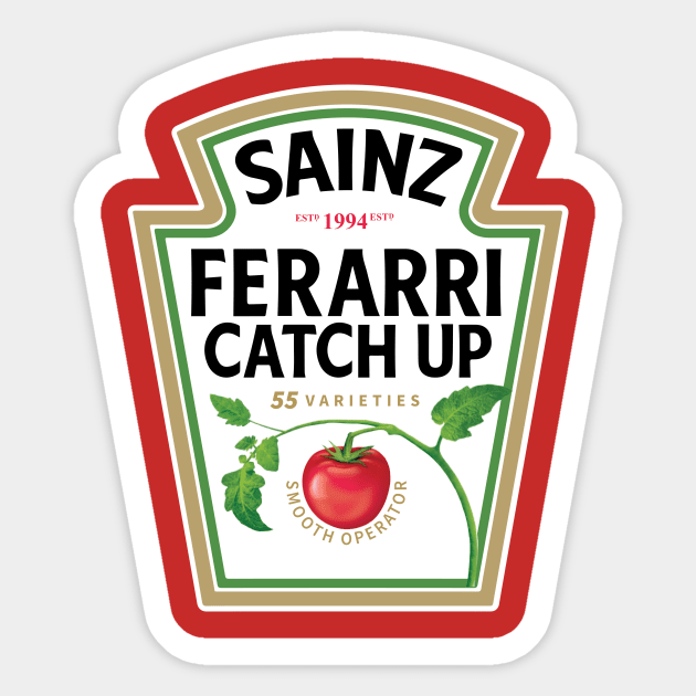 Carlos Sainz Ketchup Sticker by Schroenuff